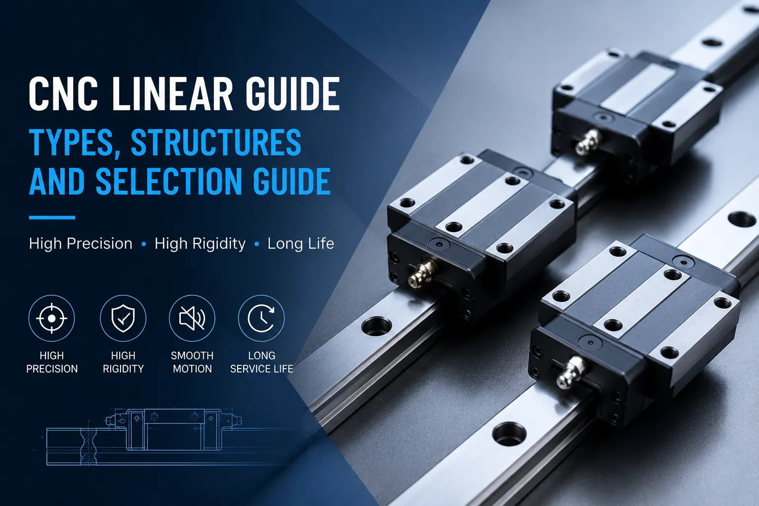CNC Linear Rail Types, Structures and Selection Guide