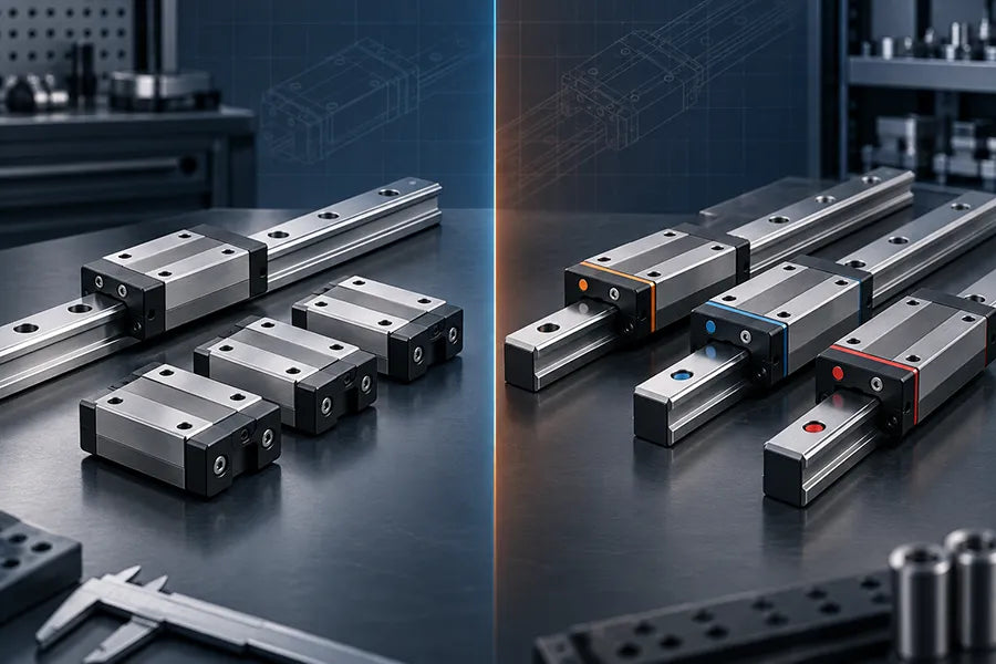 Interchangeable vs Non-Interchangeable Linear Guides Types