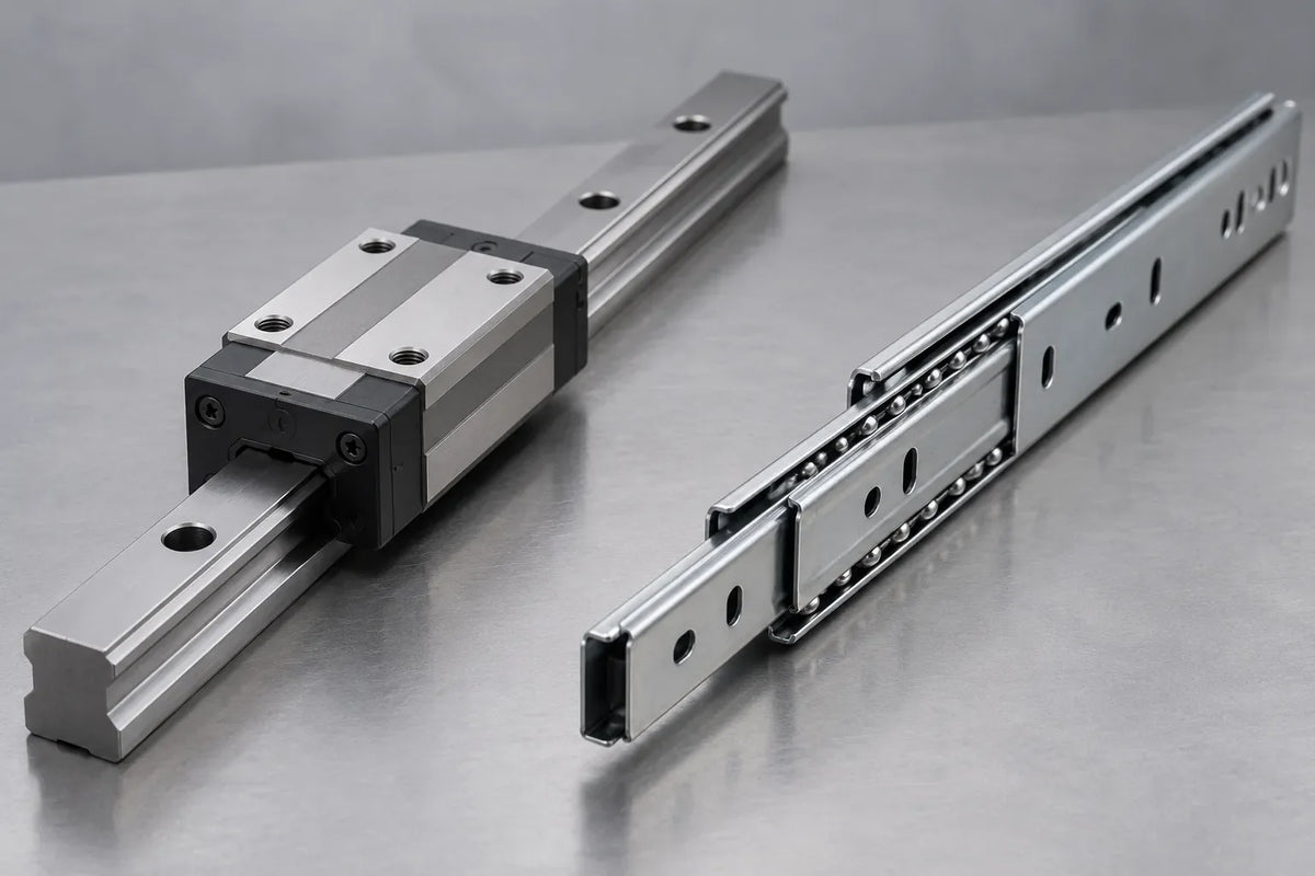 Linear Motion Rail Guide vs. Drawer Slides