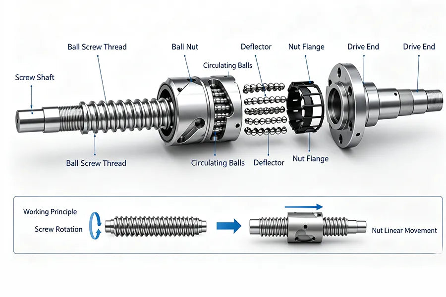 Understanding Ball Screw Actuator Structure