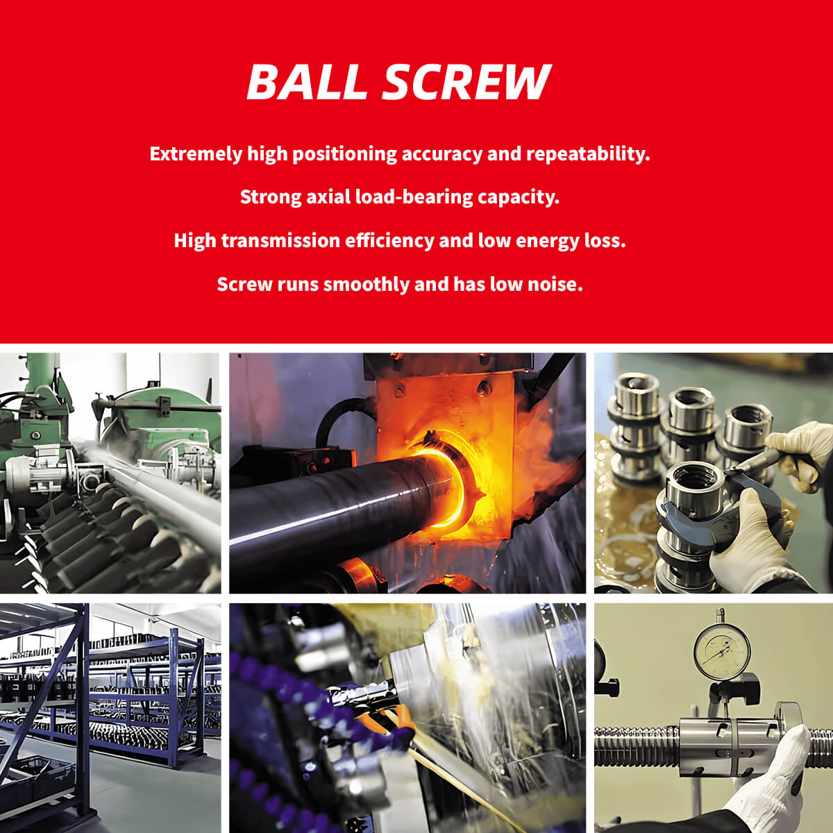 Advantages of Ball Screw