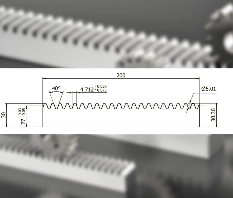 CNC pinion gear accuracy grade
