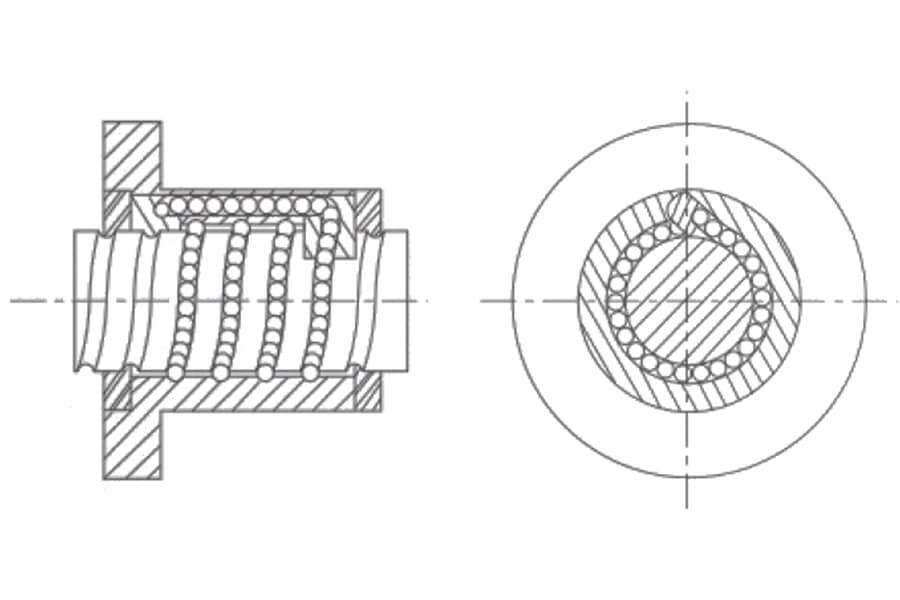 NSFA End Plug Nut Structure