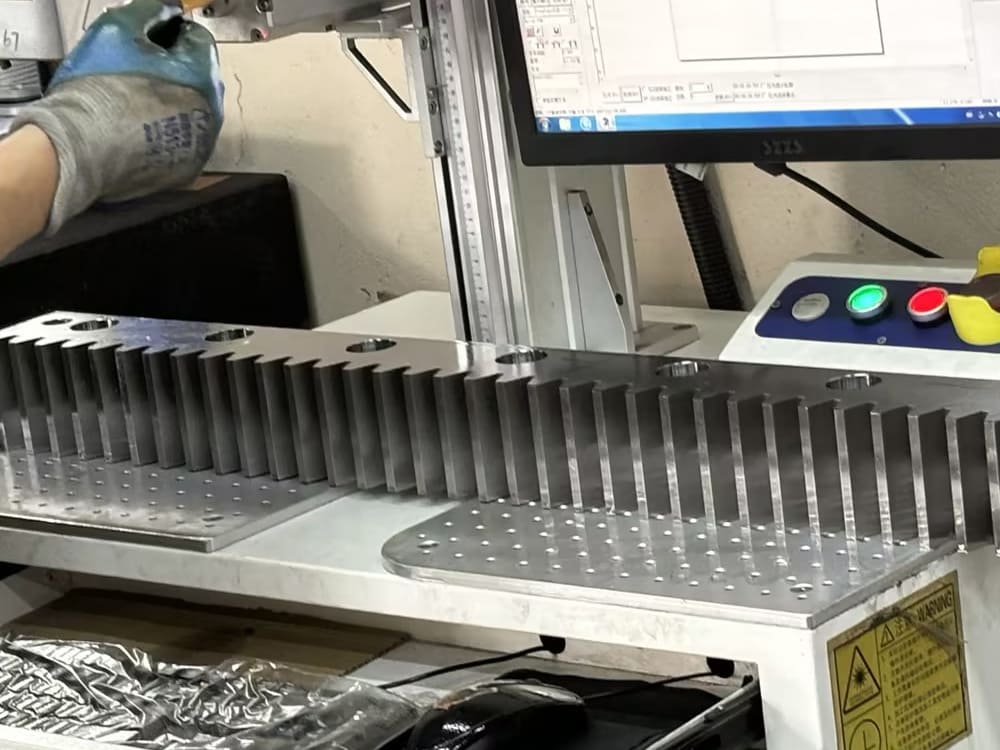 CNC Pinion Rack Pressure Test