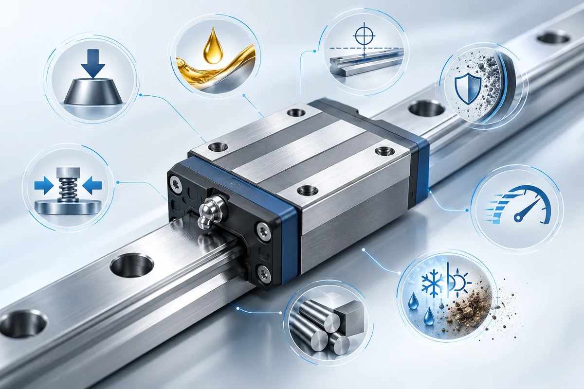 8 Factors That Affect Linear Guide Rail Service Life