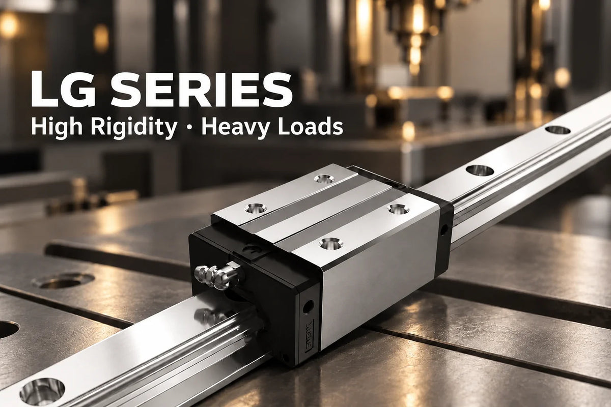 LG Series Linear Guides for High Rigidity & Heavy Loads