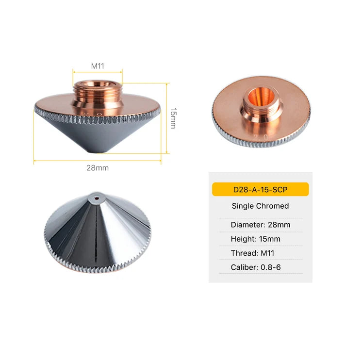D28 A-Type Laser Cutting Nozzle