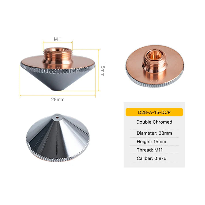 D28 A-Type Laser Cutting Nozzle