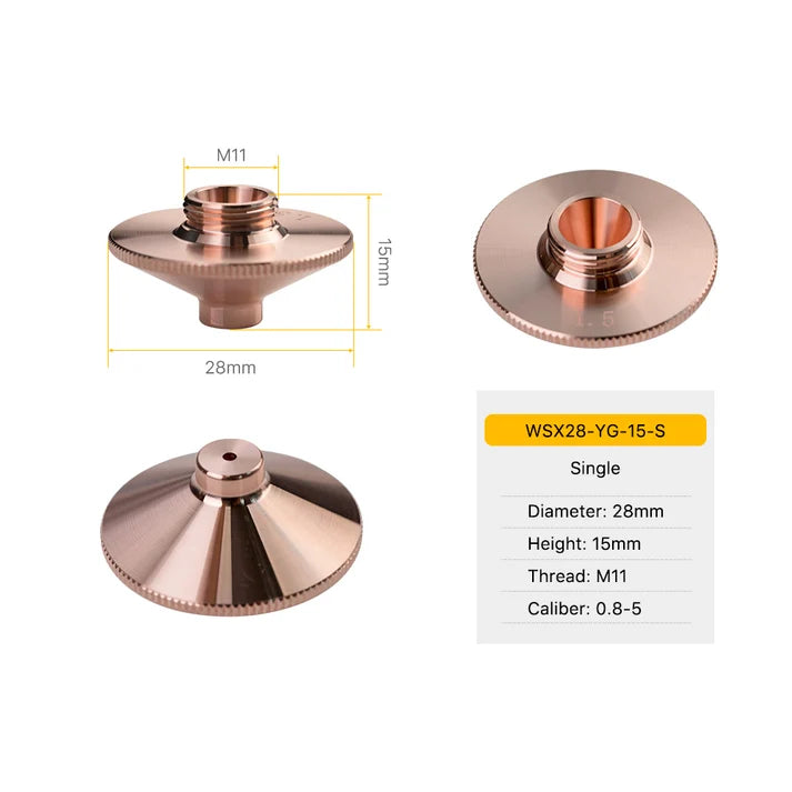 WSX YG 3D Laser Cutting Nozzle