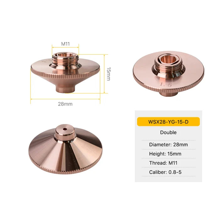 WSX YG 3D Laser Cutting Nozzle