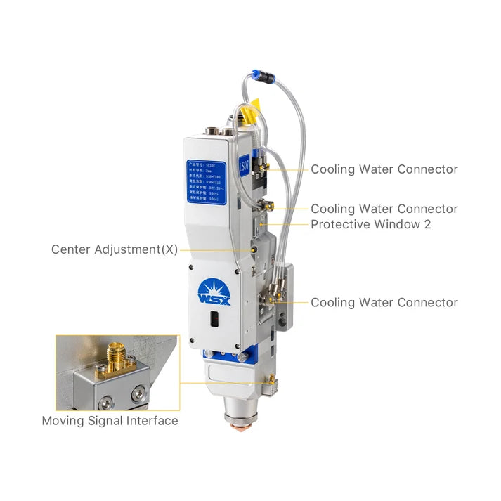 WSX NC30E Auto-Focus Fiber Laser Cutting Head 0–3kW